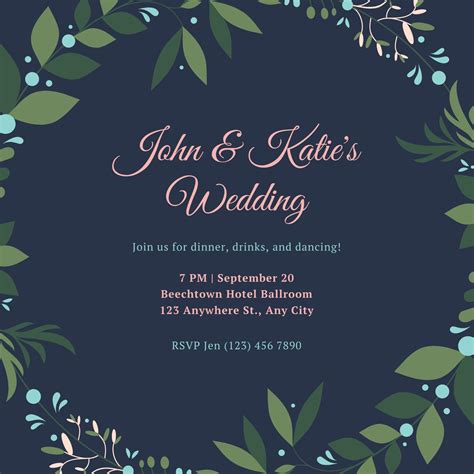 canva wedding invitation|Iba pa.